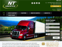 Tablet Screenshot of ntlogistics.com